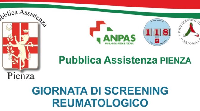 19 APRILE 2022 GIORNATA DI SCREENING REUMATOLOGICO