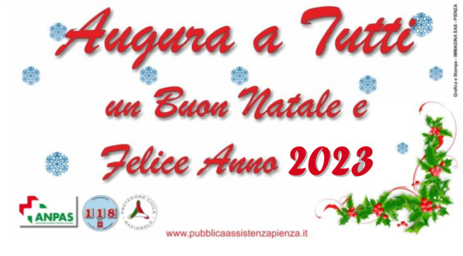 AUGURI DI BUON NATALE E FELICE 2023