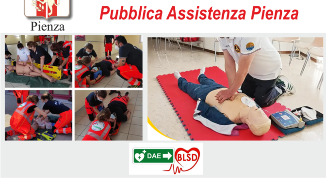 CORSO PRIMO SOCCORSO CON UTILIZZO DEL DEFIBRILLATORE D.A.E.